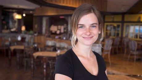 Young Canadians are far more likely to consider themselves vegetarians or vegans than the older generation, according to what's believed to be a first-of-its-kind survey in Canada. Rylee Booroff is seen at the Wooden Monkey restaurant in Dartmouth, N.S. Survey Vegans Vegetarians 20180313