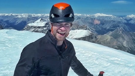 Catlin Hannah, pictured here in an undated photo, died last week after falling off Mount Smuts in Alberta. Catlin Hannah