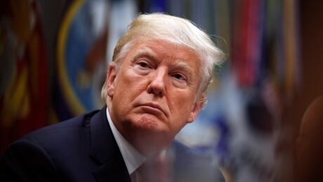 U.S. President Donald Trump listens during a discussion for drug-free communities support programs, in the Roosevelt Room of the White House, Wednesday, Aug. 29, 2018, in Washington. Trump