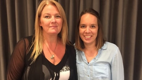 Heather Deering, left, and Lesley Gunning, right, are two B.C. teachers who are learning to teach the new Indigenous curriculum.  Heather Deering and Lesley Gunning