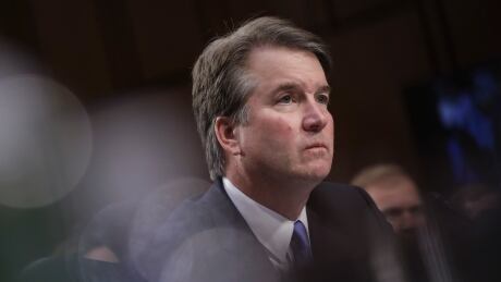 WASHINGTON, DC - SEPTEMBER 6: Supreme Court nominee Judge Brett Kavanaugh testifies before the Senate Judiciary Committee on the third day of his Supreme Court confirmation hearing on Capitol Hill September 6, 2018 in Washington, DC. Kavanaugh was nominated by President Donald Trump to fill the vacancy on the court left by retiring Associate Justice Anthony Kennedy. 775208795