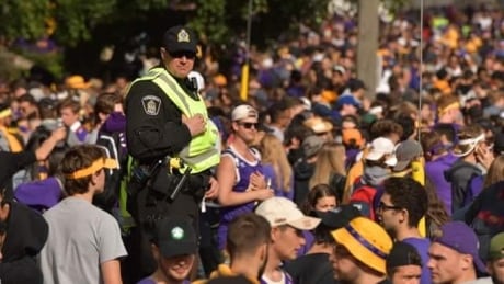 Waterloo Regional Police Laurier homecoming