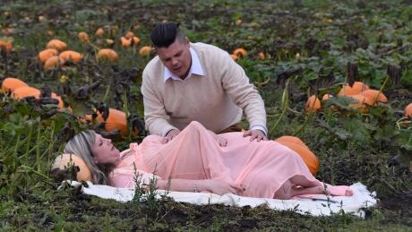 Nanaimo couple Todd and Nicole Cameron staged an homage to the 1979 movie Alien at their maternity photo shoot. Alien maternity photo shoot