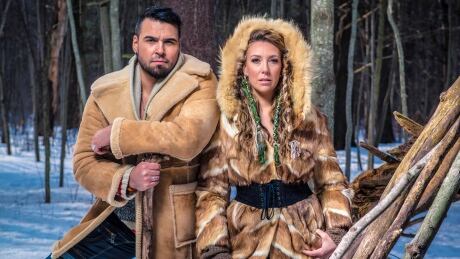 Jaaji, left, and Chelsey June, right, make up Ottawa duo Twin Flames. The musicians received seven nominations at the 2018 Native American Music Association Awards and won best duo and best folk album.
jaaji chelsey june twin flames