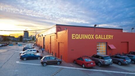 The red building that houses the Equinox and Monte Clark Galleries is an anchor in a enclave of visual arts galleries. Equinox Gallery