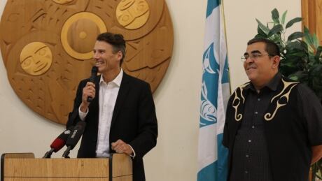 Gregor Robertson and Wayne Sparrow