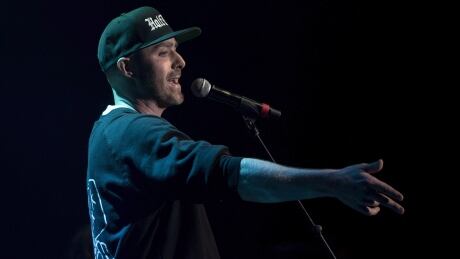 Classified performs at the 2018 East Coast Music Awards gala in Halifax on Thursday, May 3, 2018. MUSIC CANNABIS Classified 20181016