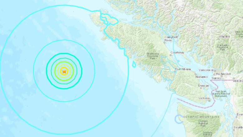 Canada natural disaster MAP: Where has the 6.8 magnitude quake hit in Canada?