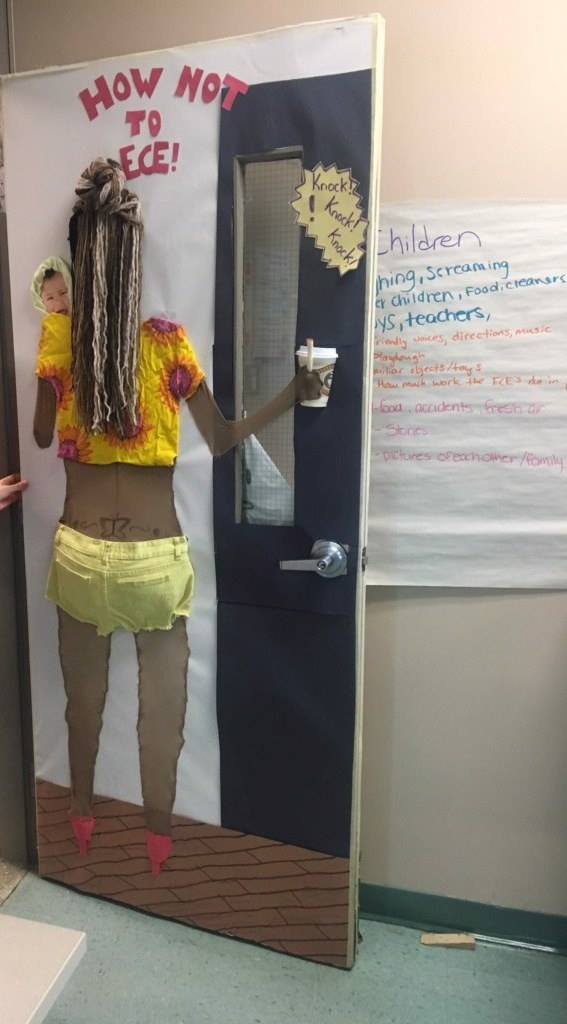 Nscc Apologizes For Door Decoration It Says Was Racist Cbc News