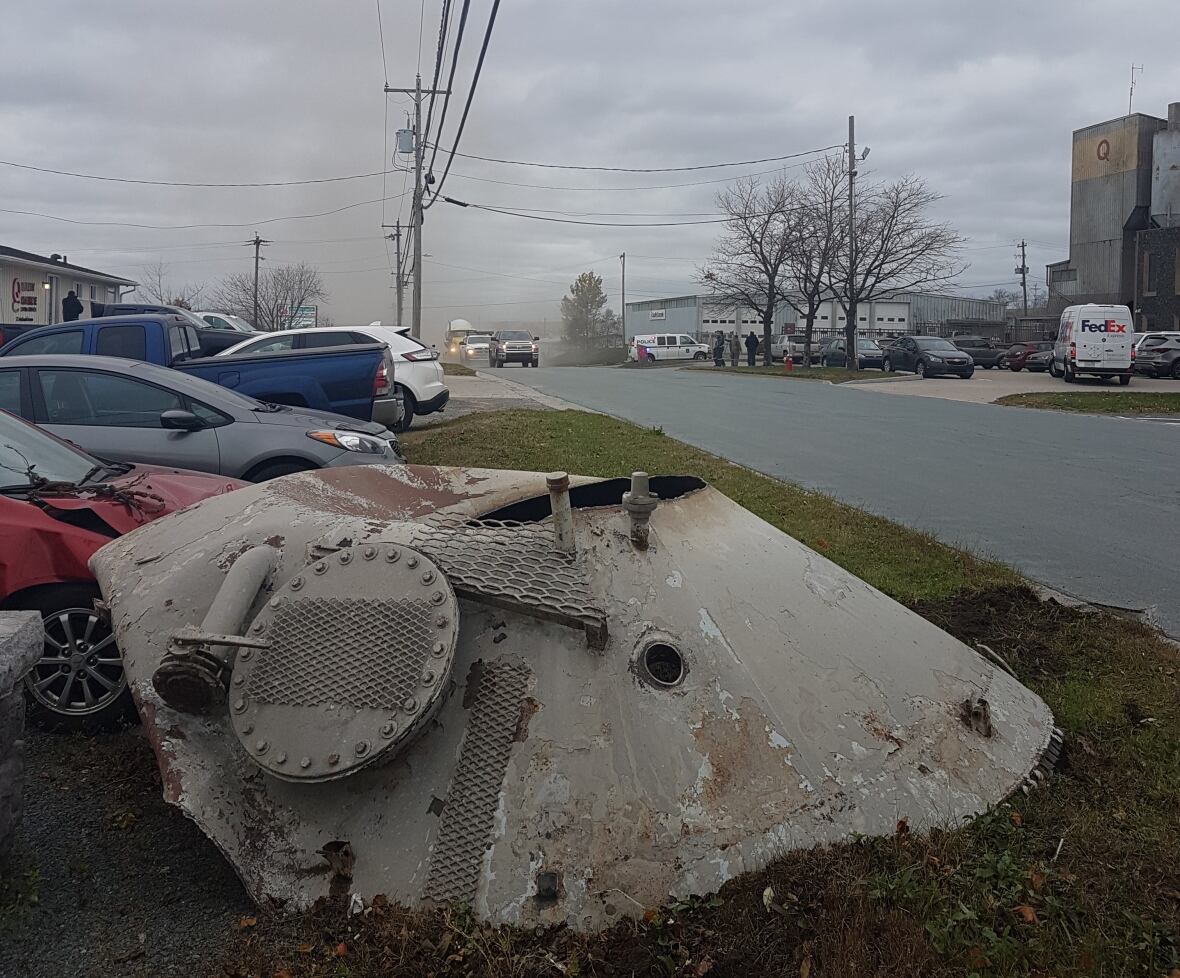 Silo explodes at Burnside Industrial Park concrete plant CBC News