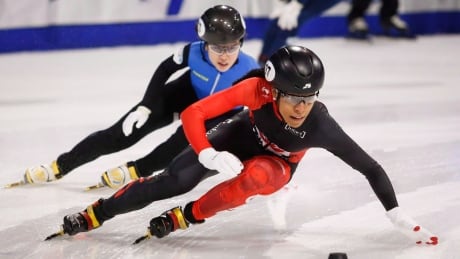 Canada's Alyson Charles, seen above in her World Cup debut last weekend, picked up her fourth medal of the season with a gold in the women's 1,000-metre race at the short track speed skating World Cup event in Salt Lake City, Utah, on Sunday. alyson-charles-110318-620