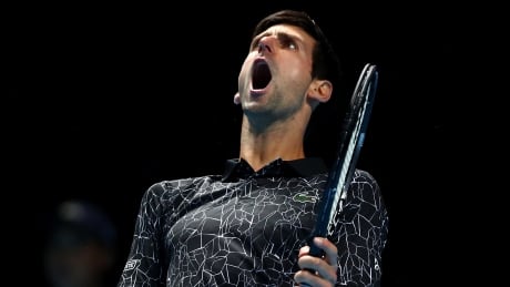 Djokovic cruises past Isner in ATP Finals opener
