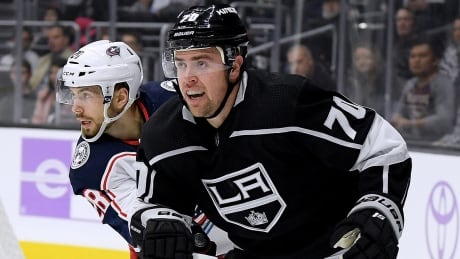 Tanner Pearson is the newest Penguin, traded from the Kings to Pittsburgh on Wednesday for fellow struggling forward Carl Hagelin. The 26-year-old Pearson, who is making $4 million US this season, has one assist in 17 games.
pearson-tanner-181103-1180