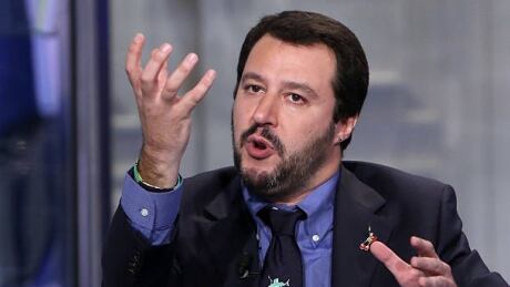 Interior Minister Matteo Salvini, pictured here in 2015, said the Italian government would be willing to cover the costs of an Olympic bid if private funding isn't enough. Matteo Salvini picture