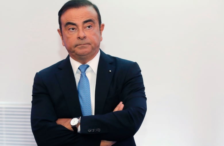 Nissan Chair Carlos Ghosn Arrested In Financial Misconduct Probe CBC News   Japan Nissan Ghosn 