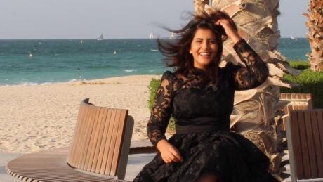 caption Loujain al-Hathloul