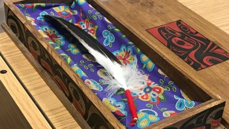 People can now swear an oath on an eagle feather. Tony Delaney says it will encourage people to be truthful with an alternative to religious texts of the Bible or Koran, for example. feather