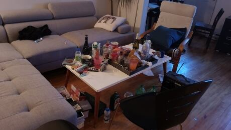 trashed apartment