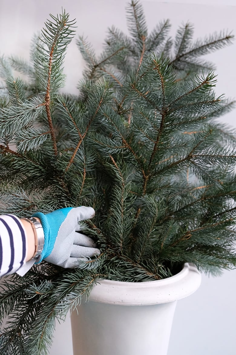 How to make a festive fresh — or faux! — winter porch planter this weekend