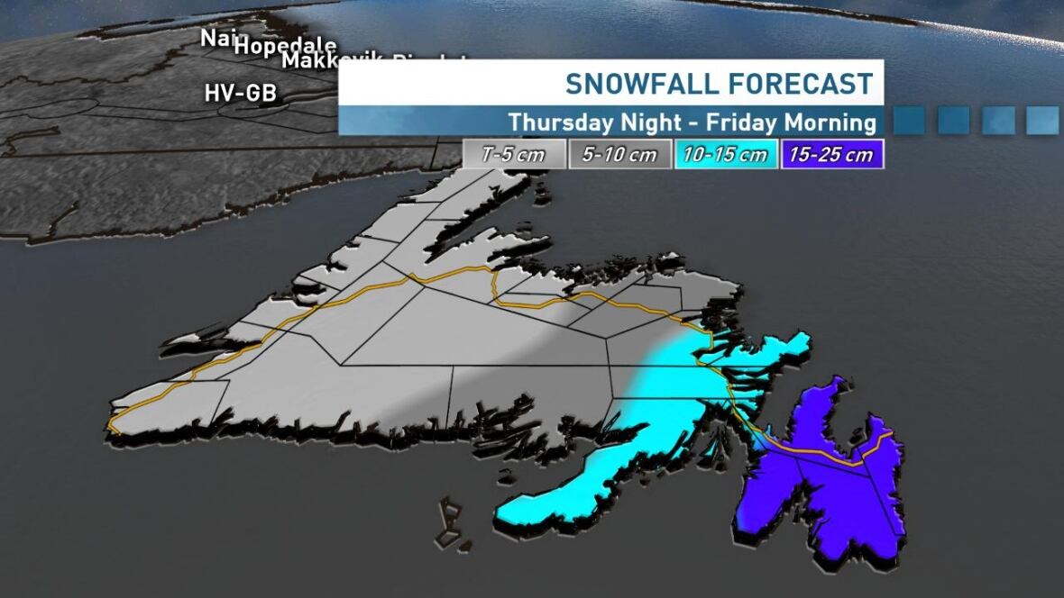 Winter storm heading for eastern Newfoundland CBC News