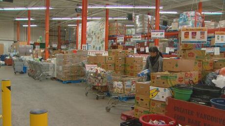 The Greater Vancouver Food Bank Society says the holiday season is its busiest time of the year. GREATER VANCOUVER FOOD BANK SOCIETY DONATIONS