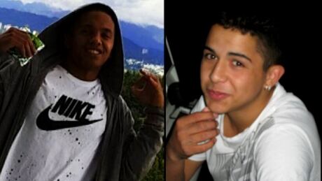 Lawyers for Harinam Cox (L) and Gopal Figueredo (R) say their clients were not in an East Vancouver house when two people were shot to death. Harinam Cox and Gopal Figueredo