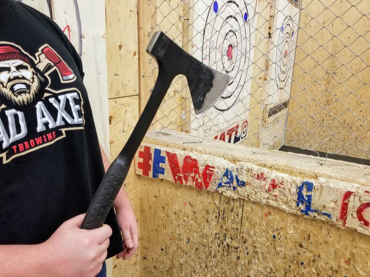 Meet the Kitchener axe thrower competing to be a world champion CBC News