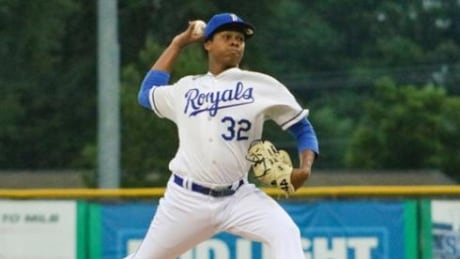 The Blue Jays selected right-handed pitcher Elvis Luciano from the Kansas City Royals on Thursday in the Rule 5 draft. Elvis Luciano photo