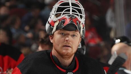 The Devils placed goaltender Cory Schneider on injured reserve Monday with an abdominal strain. schneider-cory-181203-1180