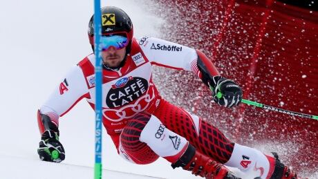 Austria's Marcel Hirscher won two events in two days, capturing World Cup golds in both giant slalom and parallel giant slalom in Alta Badia. ALPINE-SKIING/MEN