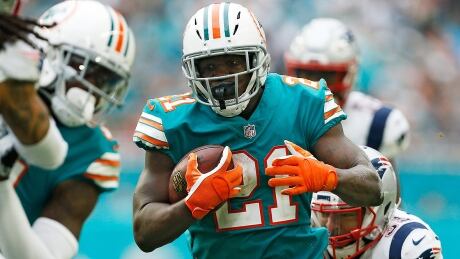 Dolphins running back Frank Gore reportedly will miss the balance of the season with a sprained foot suffered in Sunday's 41-17 loss at Minnesota.
gore-frank-181209-1180