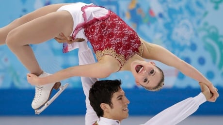 Paige Lawrence, pictured above competing at the 2014 Winter Olympics, was forced to retire early but didn't let that keep her down. lawrence-paige