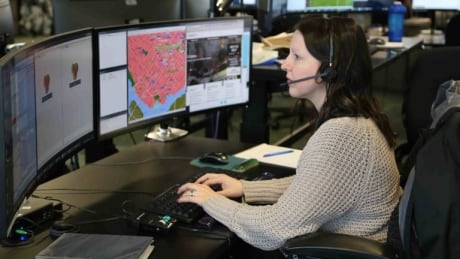 E-Comm call taker Heather Andrews answered the number one call on this year's list of top 10 nuisance calls to 911. E-Comm