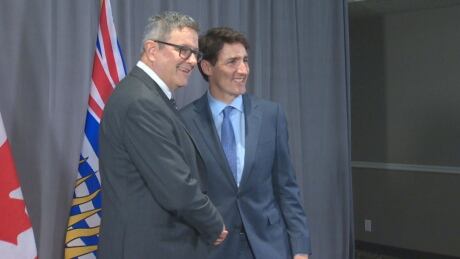 Kamloops mayor Ken Christian spoke with CBC's Daybreak Kamloops about his meeting with the Prime Minister during his visit to Kamloops on Wednesday. kamloops-mayor-prime-minister