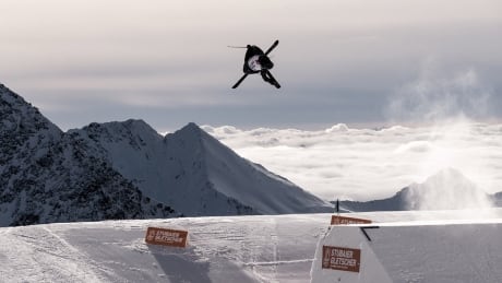 Canadian Philippe Langevin, seen at an event earlier this season, landed on the podium for the first time in 10 World Cup starts at the slopestyle competition in Font Romeu, France, on Saturday. langevin-philippe-stubai-620