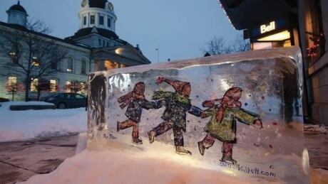 Kingston has several heritage buildings in the downtown area. David Dossett said the buildings are beautiful but it makes the city quite grey in the winter time. Froid'Art- 5- January 2019