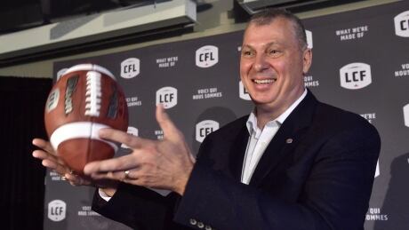 The CFL commissioner said Friday he'll be meeting football officials from Germany later this month to discuss the possibility of Canadian and German players suiting up in the respective circuits. ambrosie-randy