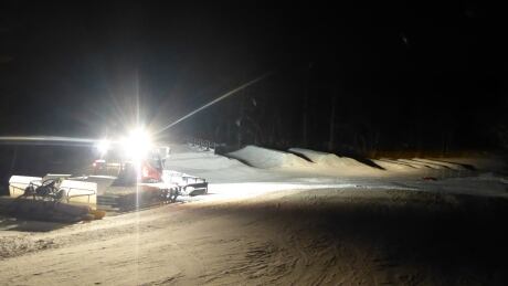 The skicross course in Calabogie, Ont., was finished earlier this week and is set to have dozens of competitors racing down the hills and flying over the jumps. Calabogie Skicross course