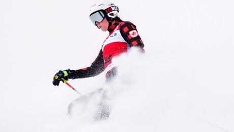 Canada's Marielle Thompson, shown in this 2017 file photo, won a silver medal at the ski cross World Cup event in Idre Fjall, Sweden, on Saturday. FRE Ski Cross World Cup 20170305