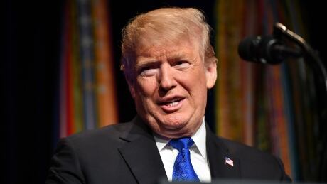 US President Donald Trump speaks during the Missile Defense Review announcement at the Pentagon in Washington, DC, on January 17, 2019. - Trump unveiled a review of US missile defense capabilities Thursday that aims to counter threats from North Korea and Iran while adapting to ever more sophisticated weapon systems being developed by Russia and China. (Photo by MANDEL NGAN / AFP) (Photo credit should read MANDEL NGAN/AFP/Getty Images) AFP_1CC1YD