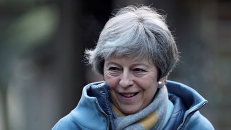 Britain's Prime Minister Theresa May leaves church, near High Wycombe, Britain, January 20, 2019. REUTERS/Hannah McKay - RC1E54B9B510 BRITAIN-EU/