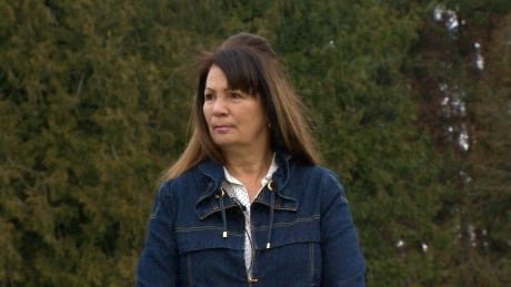 Laurie Larsen visits the park where her home used to stand in Surrey's Kennedy Heights neighbourhood. Laurie-Larsen