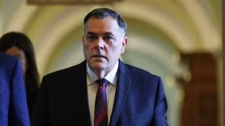 House Speaker Darryl Plecas arrives at the Legislative Assembly Management Committee meeting in the Douglas Fir room at Legislature in Victoria, B.C., on Monday, Jan. 21, 2019. Legislature Suspensions 20190121