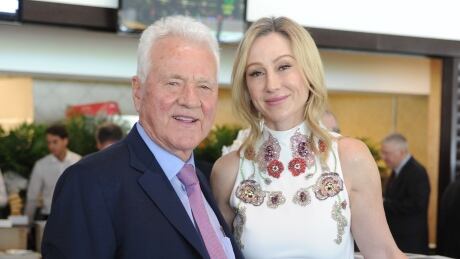 Frank Stronach and Belinda Stronach are pictured at the 2017 Pegasus World Cup Invitational at Gulfstream Park in Hallandale Beach, Florida, on January 28, 2017. Frank and Belinda Stronach
