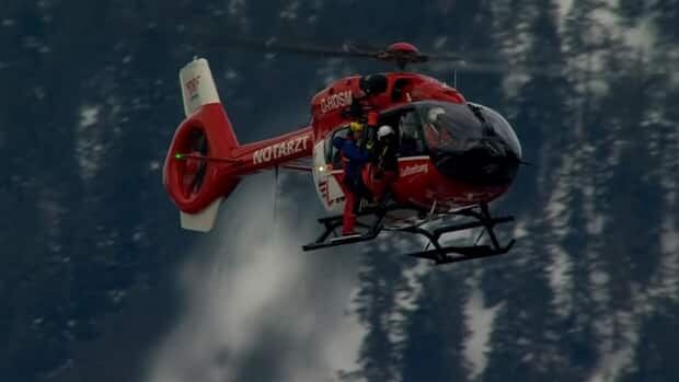 Venier Wins Crash Interrupted Downhill World Cup In Garmisch Cbc Sports