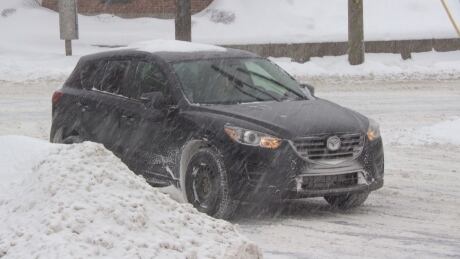 A late January snowstorm in Ottawa. ottawa snow winter weather traffic