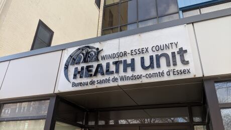 The Windsor-Essex County Health Unit says it addresses public health needs which are specific to the region. wechu sign january 2019