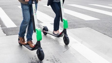 Public works officials say they want to get ahead of e-scooter regulation before the vehicles appear here in numbers. Lime electric scooter