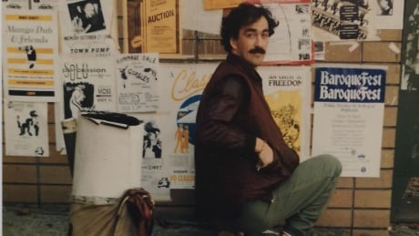 Perry 'the poster man' Giguere started putting up posters for a living soon after he moved to Vancouver in the '70s. perry the poster man