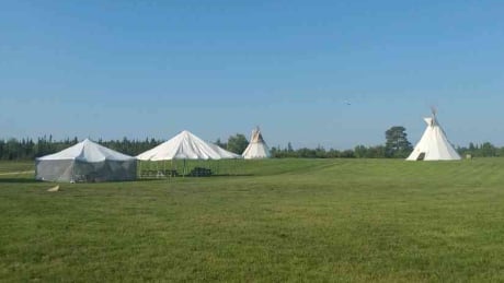 A gathering takes place for survivors of the Guy Hill Residential School on the banks of Clearwater Lake north of The Pas every August long weekend. All are welcome to attend and learn about the legacy of the school. August